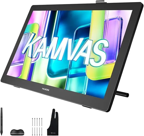 HUION Kamvas 22 Gen3, tableta gráfica con pantalla